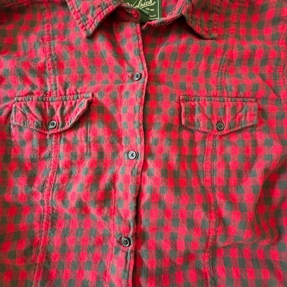 Woolrich ladies buffalo check long sleeve shirt size M - Picture 11 of 15